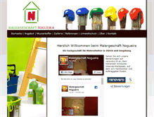 Tablet Screenshot of maler-nogueira.ch